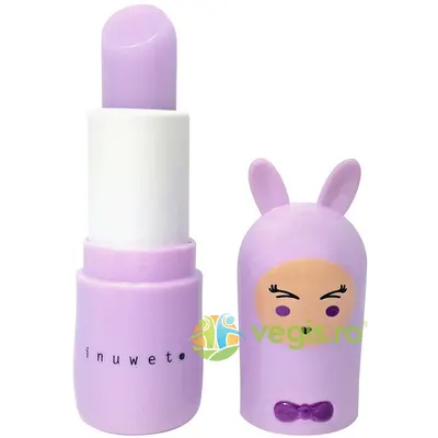 Balsam de Buze pentru Copii cu Parfum de Bezea, Bunny Delice - Mauve 3.5g