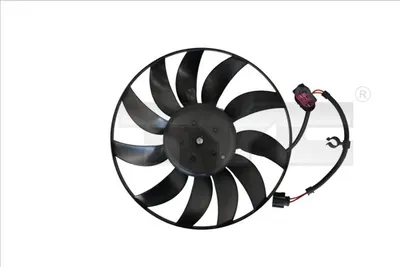 Ventilator Radiator Potrivit Audi A3; Seat Altea, Altea Xl, Leon, Toledo Iii; Skoda Octavia I, Octavia Ii; Vw Caddy Iii, Caddy Iii Minivan, Golf Plus V, Golf V, Golf Vi 1.4-2.0d 08.00