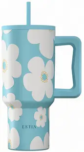 Cana termică Estia Save the Aegean - Blue Daisy, 900 ml