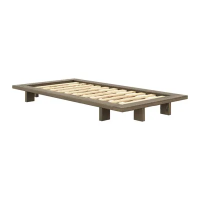 Pat maro din lemn de pin cu somieră 90x200 cm Japan – Karup Design