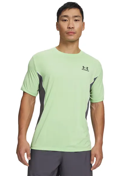 Tricou cu logo - pentru fitness - Verde pal