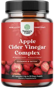 Apple Cider Vinegar Complex, 60 capsule, Nature's Craft