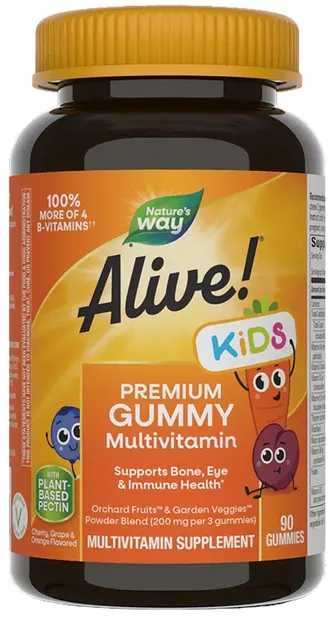 Alive Kids Premium, 90 tablete de jeleu, Nature's Way