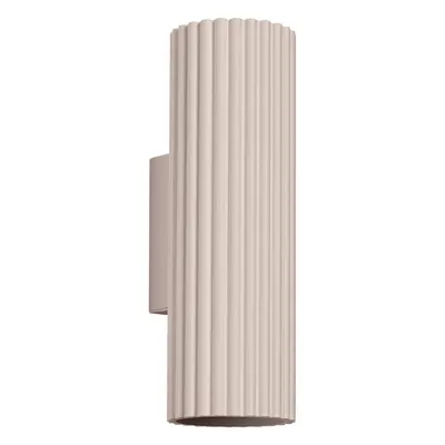Aplică de perete taupe din metal ø 6,5 cm Gleam – Sollux