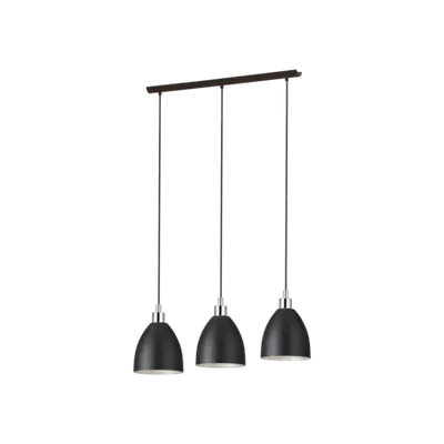 Lampa suspendata MAREPERLA negru, crystal optics 220-240V,50/60Hz