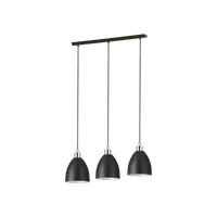 Lampa suspendata MAREPERLA negru, crystal optics 220-240V,50/60Hz