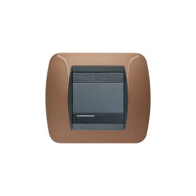 Placa ornament 4 module Bronz Oxidat Bticino Living