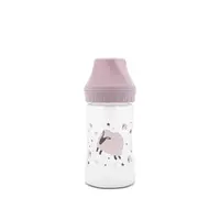 Biberon cu gat larg My Friend Mellow Rose tetina moale din silicon, 0 luni+, 250 ml