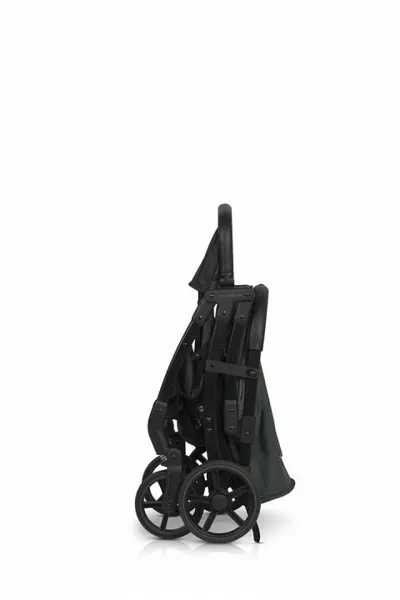 Carucior sport pentru copii dual fold EasyGo Faro, certificat pana la 22 kg, accesorii si geanta transport incluse, Sage Green