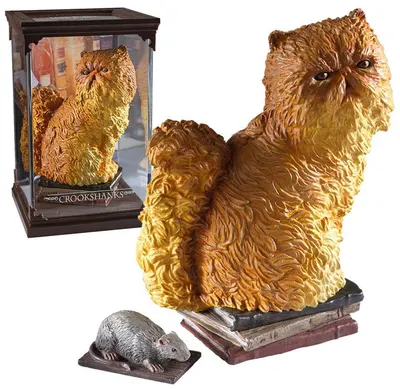 Statueta The Noble Collection Movies: Harry Potter - Crookshanks (Magical Creatures), 13 cm