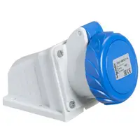 Priza Pratika - surub - Angulara - 32A - 2P + E - 200 - 250 V Ac - Perete IP67 Schneider PKF32W723