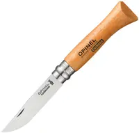 Cuțit pliabil Opinel Carbone - №6, fag