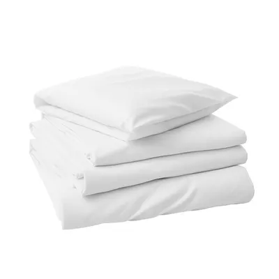 Lenjerie de pat Bumbac Percale, alba, King Size