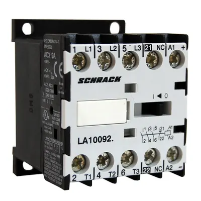 Contactor auxiliar miniatura 3pol/1NI-24VDC 10A