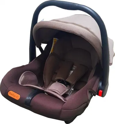 Scaun auto Baby Care Pro Maro Gri 0-13 kg, Maner reglabil, Captuseala confortabila, Omologare R-129 i-Size