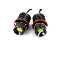 Set 2 becuri LED Marker Angel Eyes auto compatibil BMW 80W alb canbus pentru faruri xenon Cod: A.E.2021