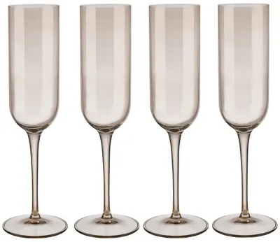 Set de 4 pahare pentru vin Blomus - Fuum, 210 ml, bej