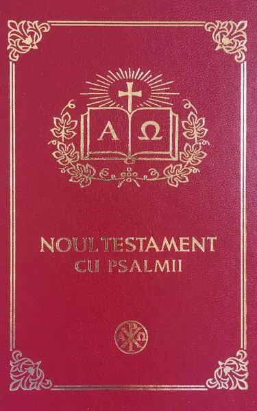 Noul Testament cu Psalmii (ediție mică grena) - Hardcover