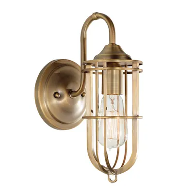 Aplica Urban Renewal 1 Light Wall Light – Dark Antique Brass