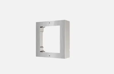 Panou frontal pentru un modul videointerfon modular Hikvision DS-KD- ACW1/S montare aplicata material otel inoxidabil dimensiuni
