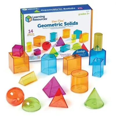 Forme geometrice colorate - figuri geometrice 3D (solide)