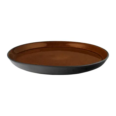 Farfurie - Negru/Amber - 27 cm