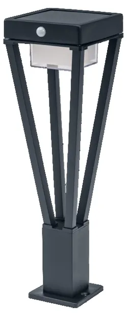 Stâlp solar Osram - Endura Style Bouquet, 50 cm, 6W, negru