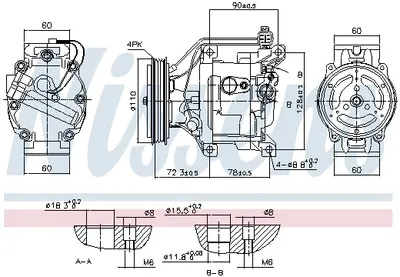 Compresor AC clima TOYOTA YARIS, YARIS VERSO 1.0 1.3 1.5 intre 1999-2005
