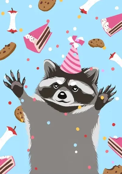 Felicitare de ziua de nastere GloryArt - Raton