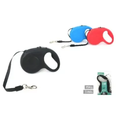 Lesa retractabila cu banda Petro 3 m 15 kg