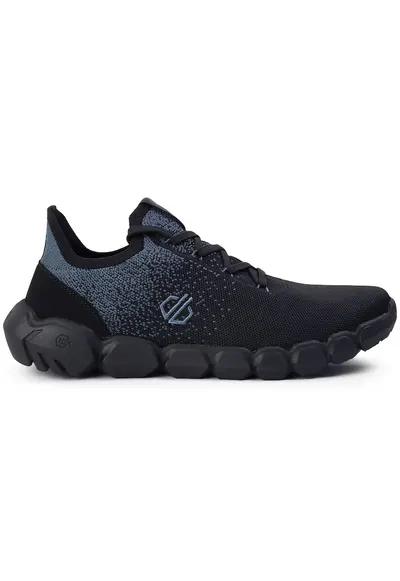 Pantofi sport barbati Hex-At - negru - material textil - talpa cauciuc - set de sireturi interschimbabile