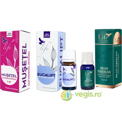 Raceala - Remediu uleiuri esentiale: Musetel + Eucalipt + Brad Siberian