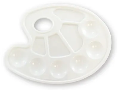 Paleta amestec culori Spree - Alba, 22.5 cm