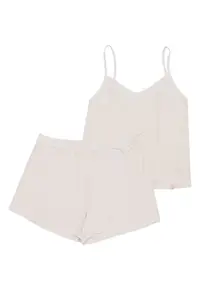 Pijamale de dama viscoza bej