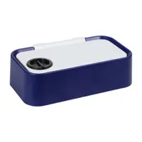 Bol pentru animale, cu temporizator 48h, Pets Collection, bleumarin cu alb, 23x13x7 cm
