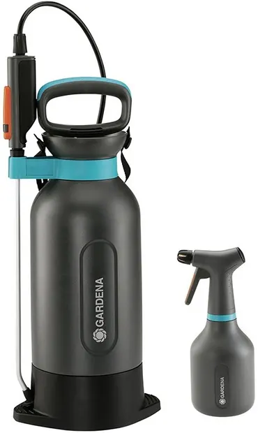 Set pulverizator și stropitoare tip rucsac Gardena – Comfort, 5 l, 3 bar