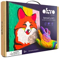 Set creativ cu plastilină Okto - Pictează după număr, vulpe