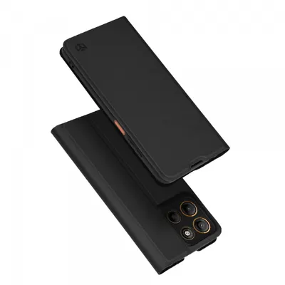 Husa pentru Motorola Moto G15 / G15 Power, Techsuit, Magskin Book, Neagra