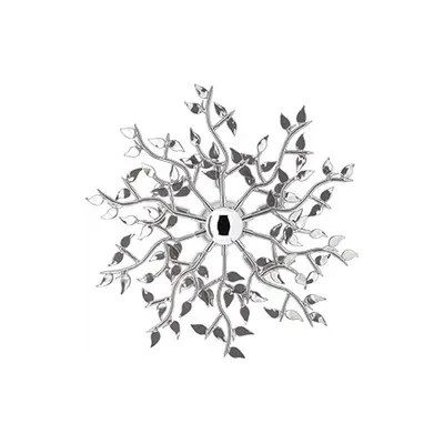 Plafoniera Spring, 5 becuri, dulie E14, D:750 mm, H:185 mm, Fumuriu