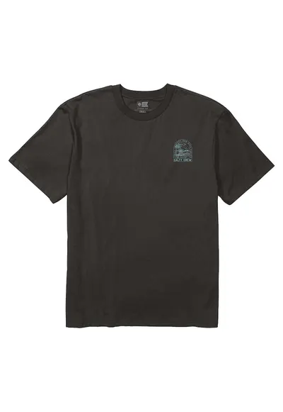 Tricou cu decolteu rotund - imprimeu si maneci scurte