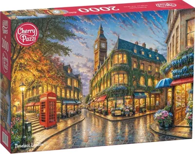 Puzzle Cherry Pazzi din 2000 piese - Londra Eternă
