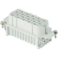Contector industrial Mama - 77X27 - 40P + E 10A 250V / 4kV / 3 - CRIMP CONNECTION - GRI