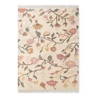 Covor crem țesut manual din iută 80x150 cm Roya Violette – Elle Decoration