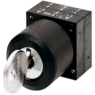 Buton selector cu cheie, 2poz., 50°, cu retinere, Ronis SB30