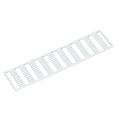 WMB marking card; as card; stretchable 4 - 4.2 mm; plain; snap-on type; white