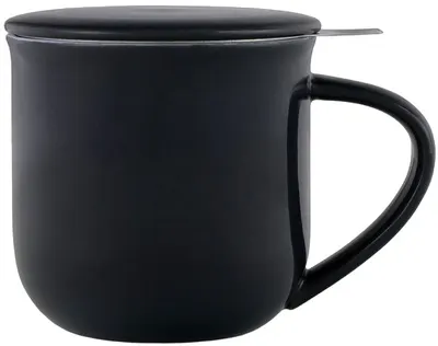 Ceașcă de ceai cu strecurătoare Viva Scandinavia - Minima Midnight, 350 ml