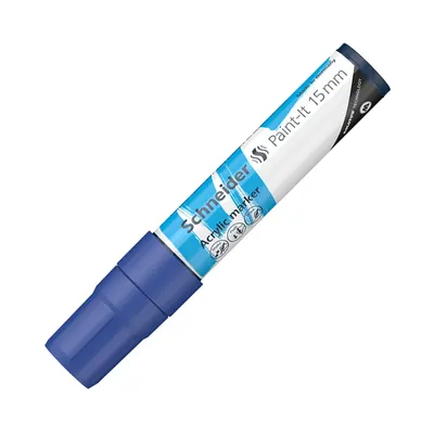 Marker acrilic, varf 15mm, Paint-It 330, Schneider