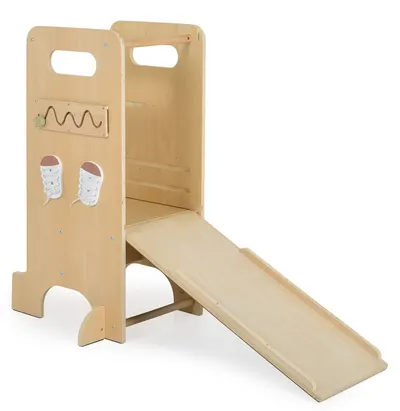 Turn de învățare din lemn 4 în 1 Moni Toys - Big Ben