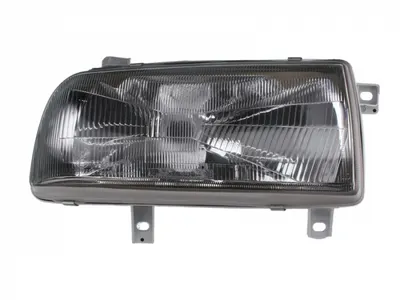 Far dreapta H4, electric, manual, fara motoras, culoare insert: cromat potrivit VW VENTO 01.91-09.98