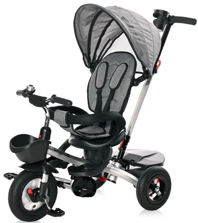 Tricicleta cu roti gonflabile Lorelli - Zippy, Graphite